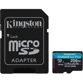 Karta pamięci microSD Kingston Canvas Go Plus microSDXC C10 UHS-I 256GB