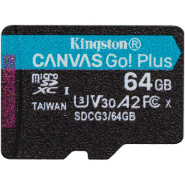 Karta pamięci microSD Kingston Canvas Go Plus microSDXC C10 UHS-I 64GB