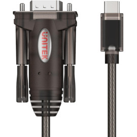 Adapter Unitek Y-1105K USB-C 1x RS-232