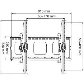 Uchwyt TV ścienny LED/LCD ART 32-100