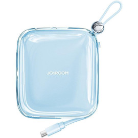 Powerbank Joyroom Jelly Series JR-L002 10000mAh 22.5W PD QC z kablem 1x USB-A 1x USB-C niebieski