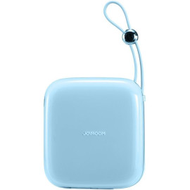 Powerbank Joyroom Jelly Series JR-L002 10000mAh 22.5W PD QC z kablem 1x USB-A 1x USB-C niebieski