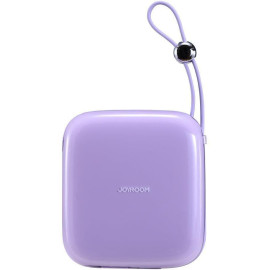 Powerbank Joyroom Jelly Series JR-L002 10000mAh 22.5W PD QC z kablem 1x USB-A 1x USB-C fioletowy