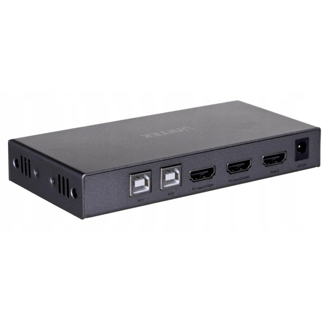 Przełącznik KVM Unitek V307A 4K HDMI 2.0 2w1