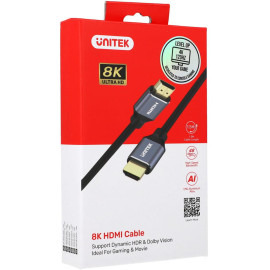 Kabel HDMI Unitek C137W 2.1 8K, UHD, 1,5m