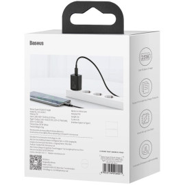 ŁADOWARKA SIECIOWA Baseus Super Si Quick Charger 1C TZCCSUP-L01 25W 1x USB-C PD 3.0 QC 3.0 + KABEL