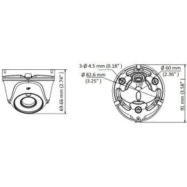 Kamera 4w1 Hilook by Hikvision kopułka 2MP TVICAM-T2M 2.8mm