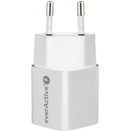 ŁADOWARKA SIECIOWA everActive GaN SC-390Q 30W 1xUSB-C 1xUSB-A PD PPS