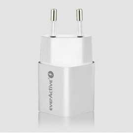 ŁADOWARKA SIECIOWA everActive GaN SC-390Q 30W 1xUSB-C 1xUSB-A PD PPS