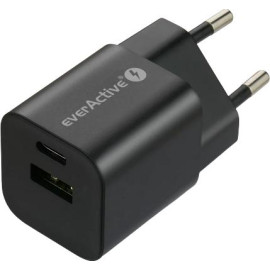 ŁADOWARKA SIECIOWA everActive GaN SC-390QB 30W 1xUSB-C 1xUSB-A PD PPS