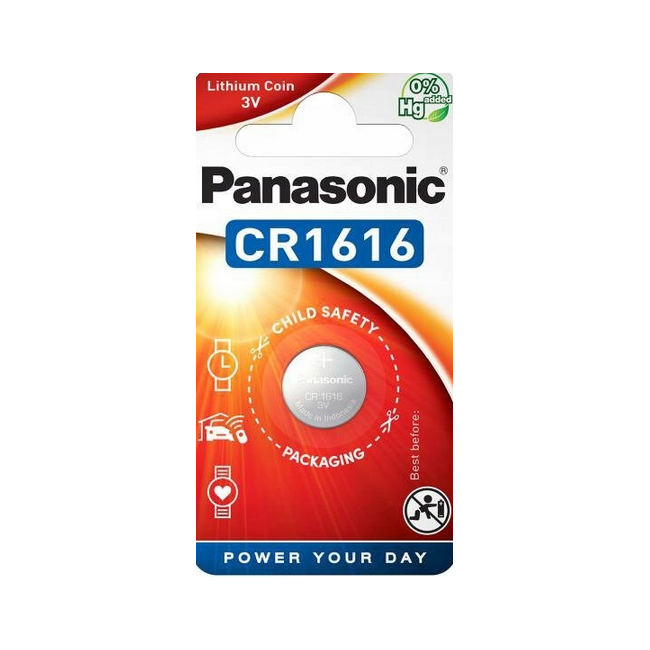 Bateria CR1616 1BL PANASONIC 3V 55mAh (1 szt.)