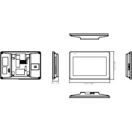 Monitor wideodomofonu Dahua VTH5422HW-W