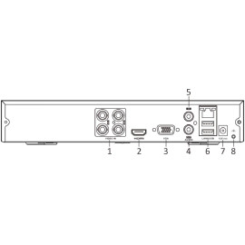 Rejestrator 5w1 Hilook by Hikvision 4 kanały DVR-4CH-4MP