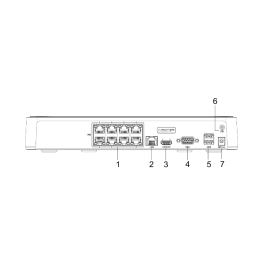 Rejestrator IP Hilook by Hikvision 8 kanałów 4MP NVR-8CH-H/8P biały