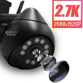 Kamera IP Orllo Z8 Pro WiFi Zewnętrzna Obrotowa Night Color 4MP