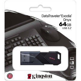 Pendrive Kingston Data Traveler Exodia Onyx 64GB USB3.2 Gen1