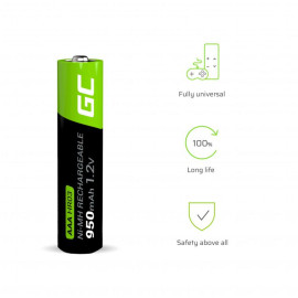 AKUMULATORKI Green Cell 4x AAA HR03 950mAh GR03