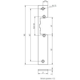 SZYLD ELEKTRA PROSTY R2/R3 MALOWANY