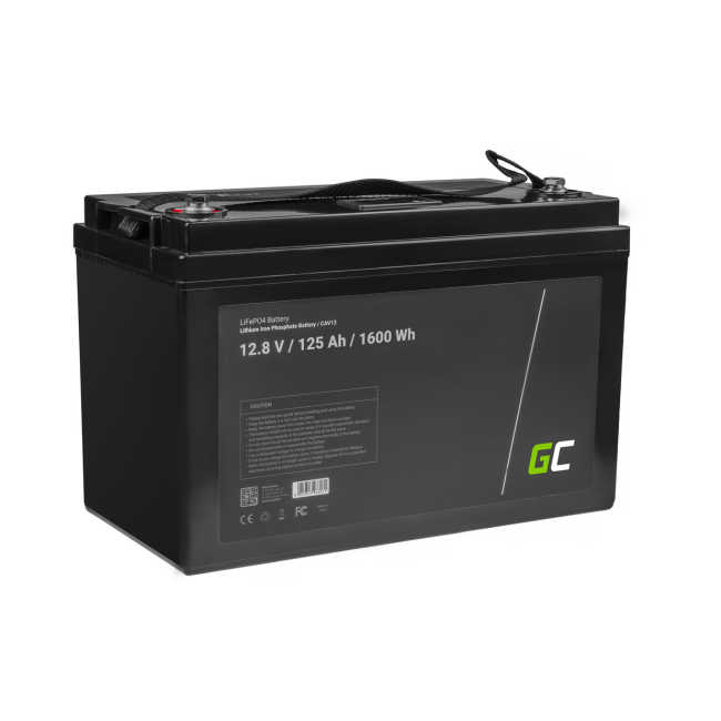 AKUMULATOR LITOWO-ŻELAZOWO-FOSFORANOWY LiFePO4 Green Cell 12V 125Ah