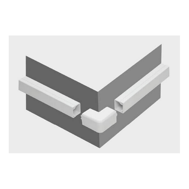 Osprzęt do listew elektroinstalacyjnych, narożnik zewnętrzny BIAŁY NZ 20x14 (1szt.)
