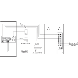 Domofon EURA ADP-38A3 ENTRA bialy