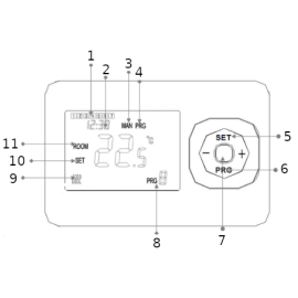 Termostat Volt Polska Comfort HT-02 przewodowy