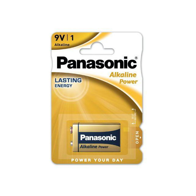 Bateria 6LR61 PANASONIC 9V Alcaline (blister 1 szt.)