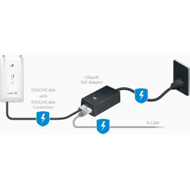 POWER ADAPTER UBIQUITI POE 24V 500mA (POE-24-12W)