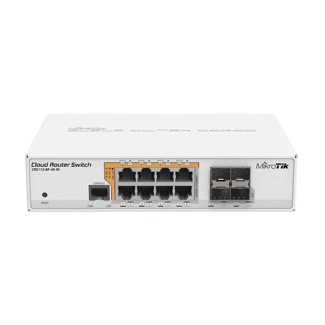 MIKROTIK ROUTERBOARD CRS112-8P-4S-IN POE