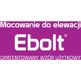 Kołek do mocowania na elewacji Ebolt 12*300 mm z gwintem wewnętrznym M5