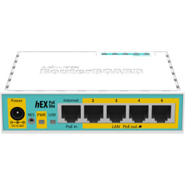 MIKROTIK ROUTERBOARD hEX PoE lite (RB750UPr2)