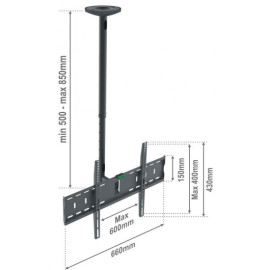 Uchwyt sufitowy TV AX Cinema Plus 32-70