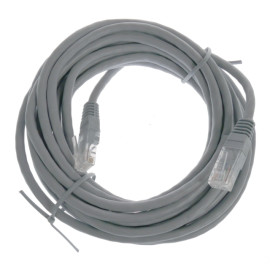 PATCHCORD KAT5E UTP 5M SZARY