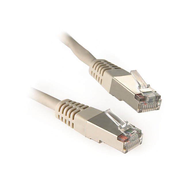 PATCHCORD KAT5E FTP 2M SZARY