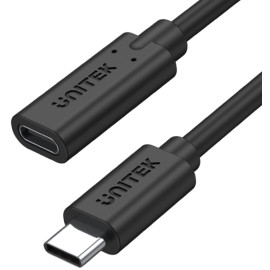 Przedłużacz Unitek C14086BK USB-C 10Gbps 4K, PD 100W 1,5m