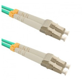 PATCHCORD ŚWIATŁOWODOWY MM 1M DUPLEX 50/125um OM3, LC/UPC-LC/UPC