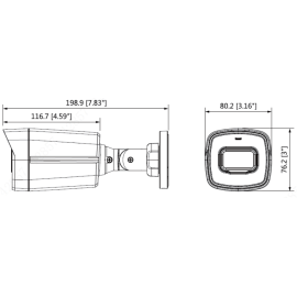 KAMERA HDCVI DAHUA HAC-HFW1500TL-A-0360B-S2 Opakowanie zbiorcze 10szt. Adapter 5 szt + Gratis