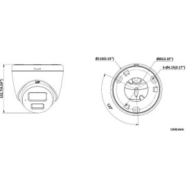 KAMERA IP HIKVISION DS-2CD1367G2H-LIU 2.8mm PL