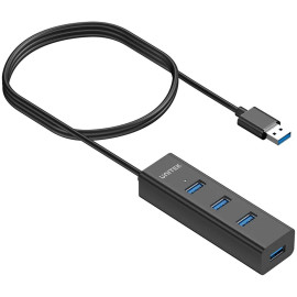 Unitek Aktywny hub USB-A 5Gbps, 4 porty USB-A