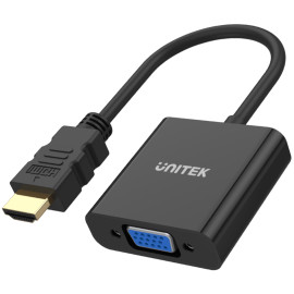 Adapter Unitek Y-6333 HDMI to VGA + audio